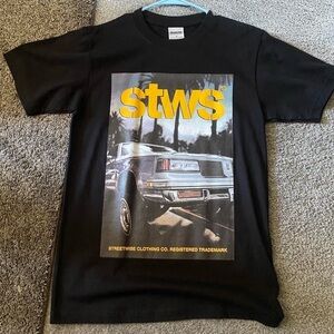 Streetwise Black Graphic Tee